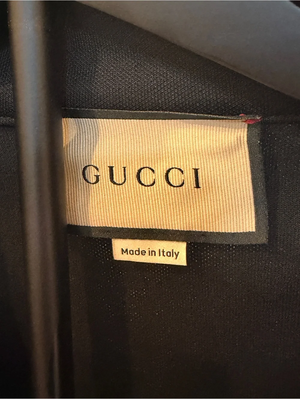 XXXL Gucci Black Technical Jersey Logo Stripe Track Suit – Jacket & Pants Set